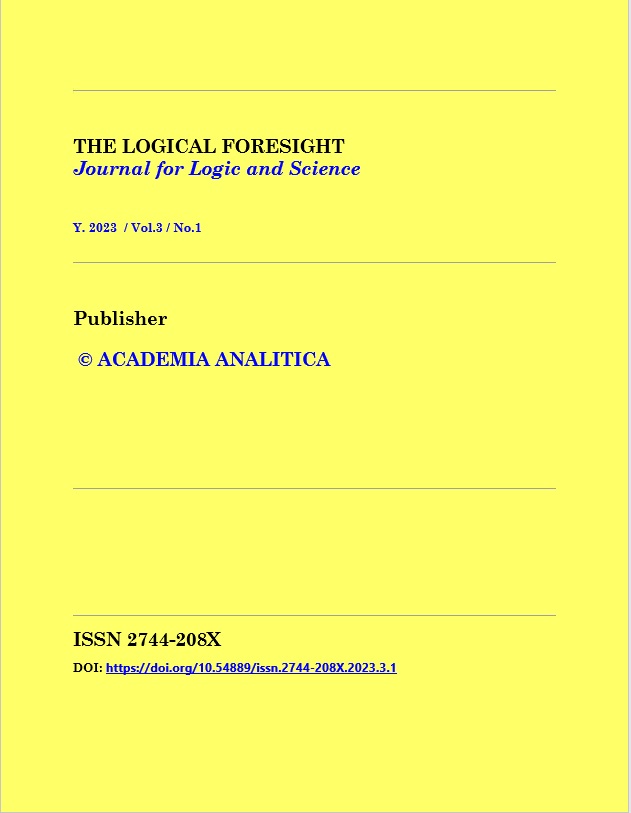 View Vol. 3 No. 1 (2023): The Logical Foresight